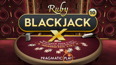 Pragmatic Play - Blackjack X 10 - Ruby